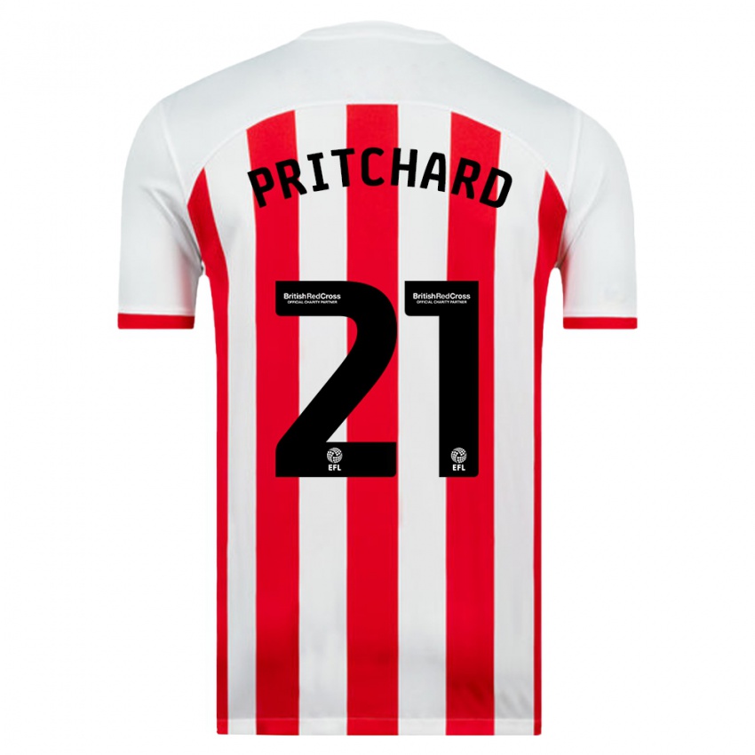 Niño Camiseta Alex Pritchard #21 Blanco 1ª Equipación 2023/24 La Camisa Argentina