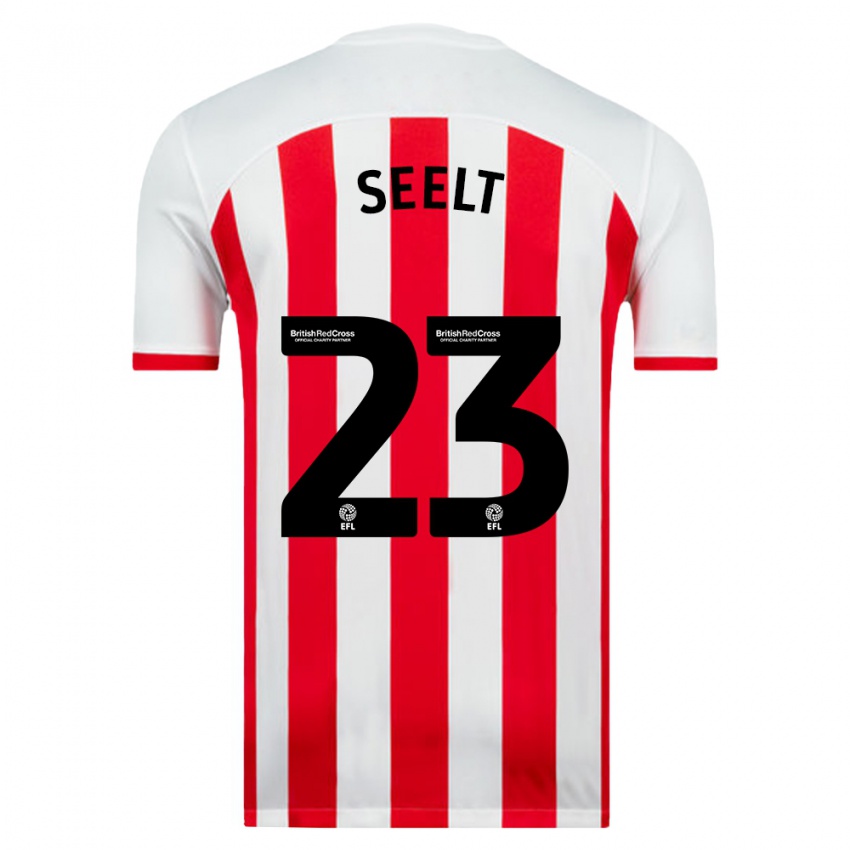 Niño Camiseta Jenson Seelt #23 Blanco 1ª Equipación 2023/24 La Camisa Argentina