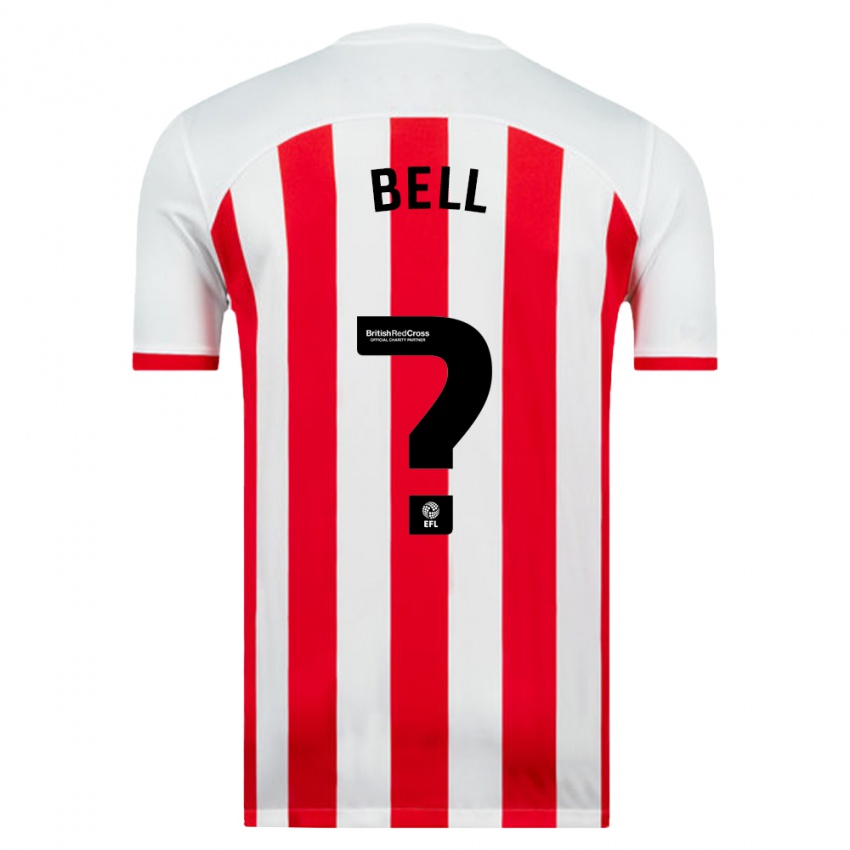 Niño Camiseta Luke Bell #0 Blanco 1ª Equipación 2023/24 La Camisa Argentina