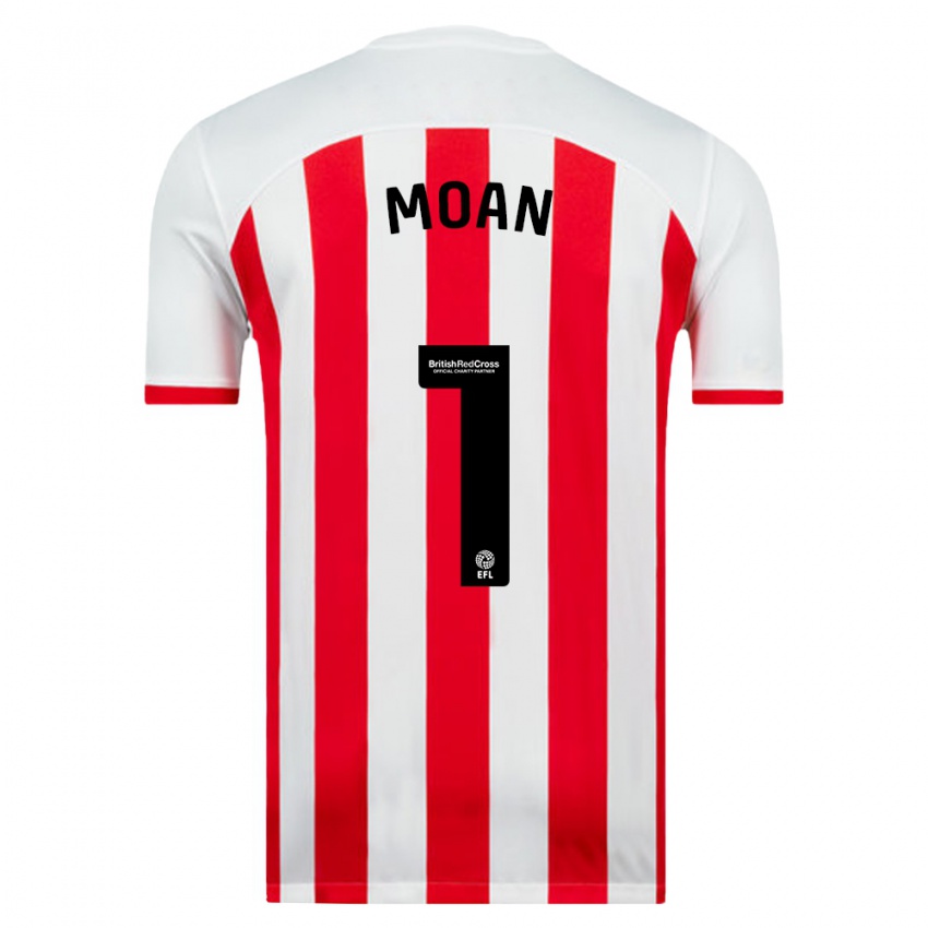 Niño Camiseta Claudia Moan #1 Blanco 1ª Equipación 2023/24 La Camisa Argentina