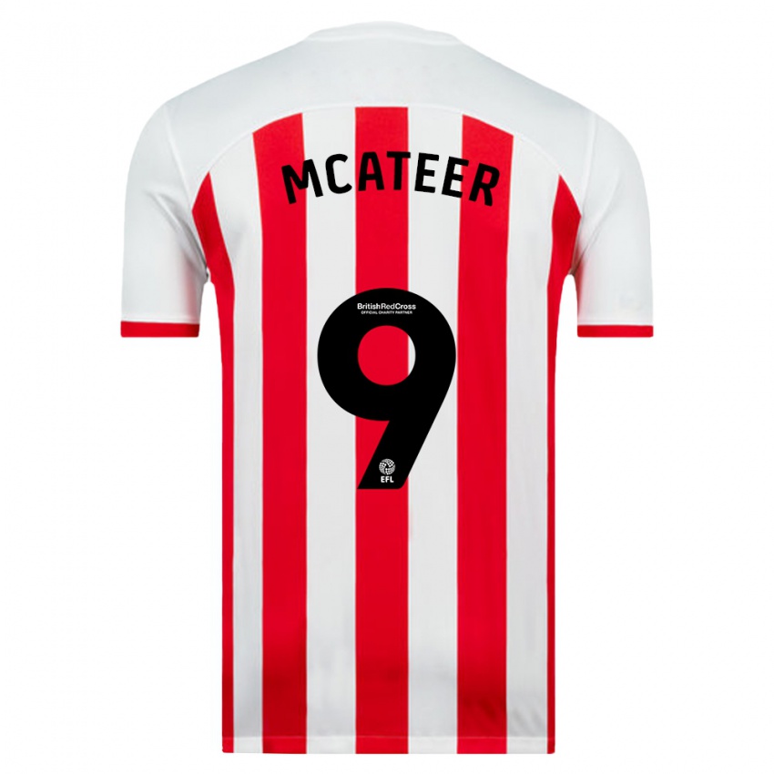 Niño Camiseta Mary Mcateer #9 Blanco 1ª Equipación 2023/24 La Camisa Argentina