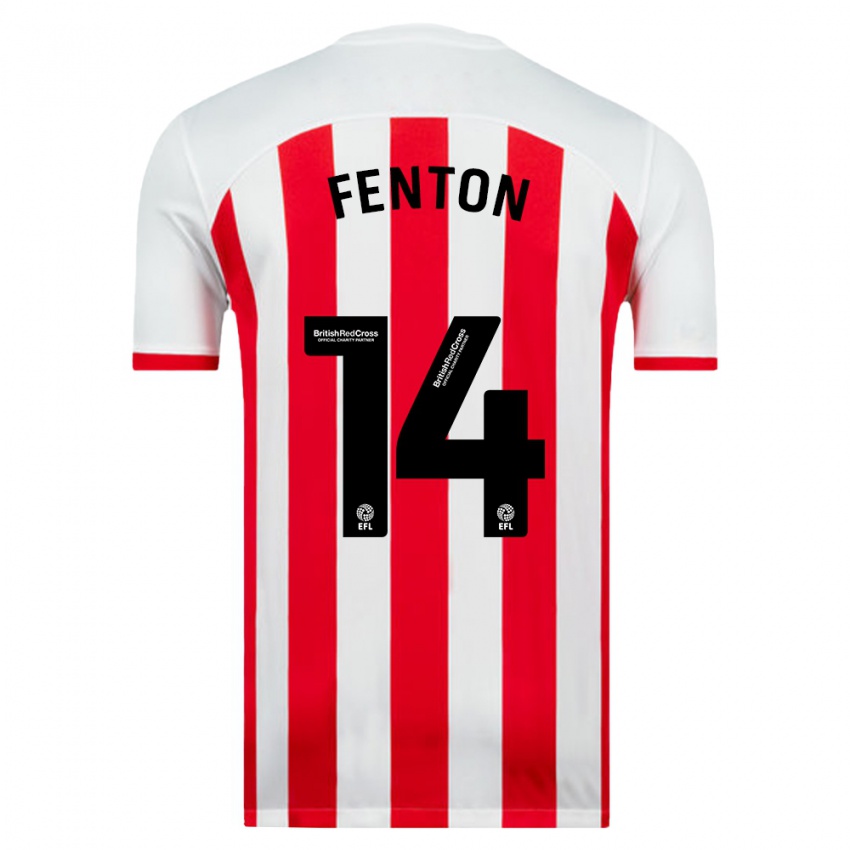 Niño Camiseta Natasha Fenton #14 Blanco 1ª Equipación 2023/24 La Camisa Argentina