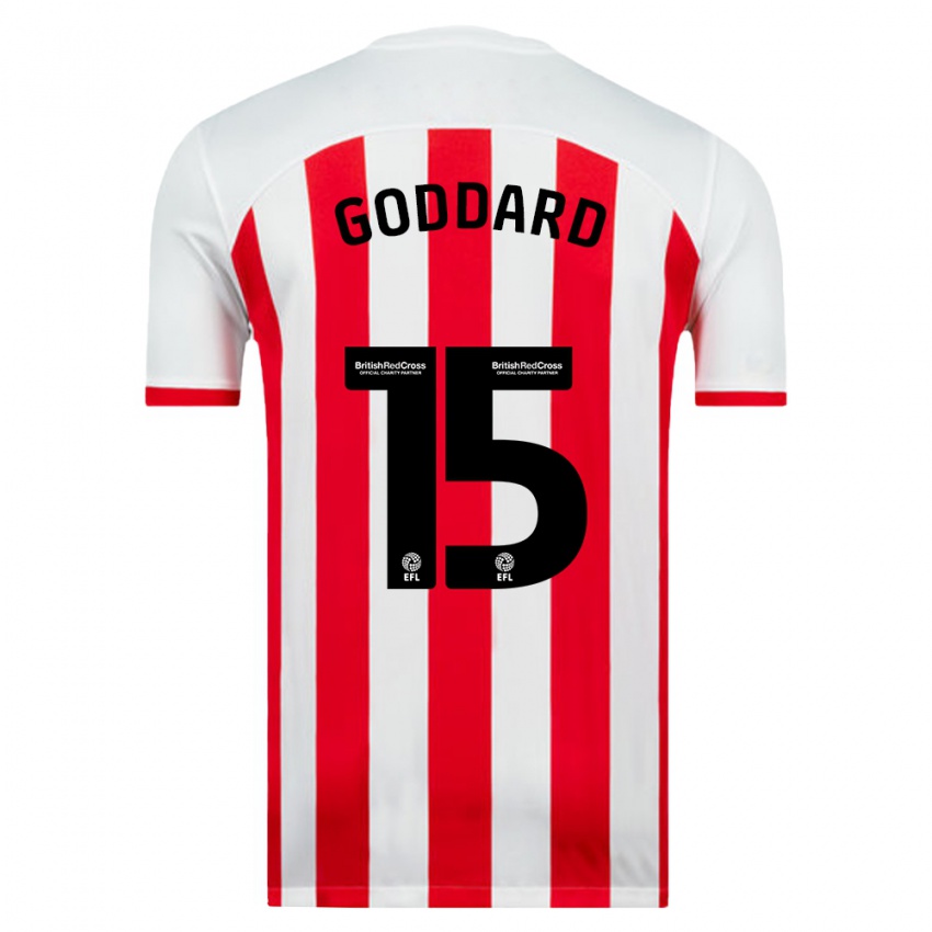 Niño Camiseta Amy Goddard #15 Blanco 1ª Equipación 2023/24 La Camisa Argentina