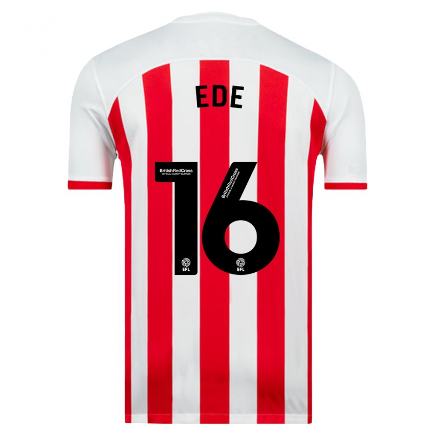 Niño Camiseta Grace Ede #16 Blanco 1ª Equipación 2023/24 La Camisa Argentina