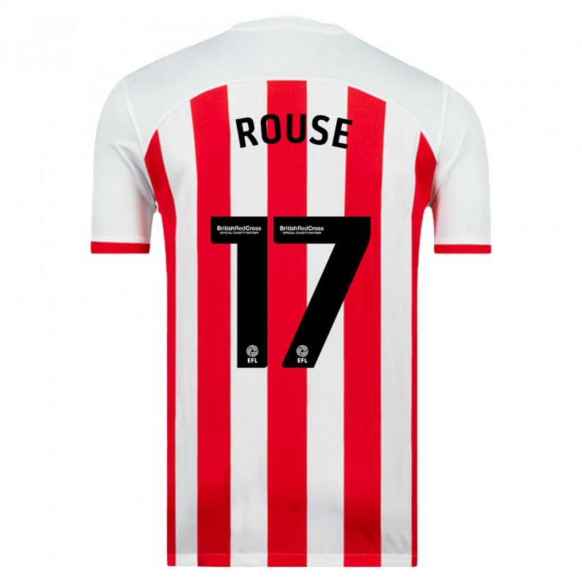 Niño Camiseta Mollie Rouse #17 Blanco 1ª Equipación 2023/24 La Camisa Argentina