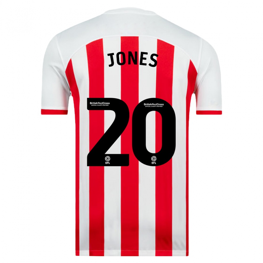 Niño Camiseta Ellen Jones #20 Blanco 1ª Equipación 2023/24 La Camisa Argentina