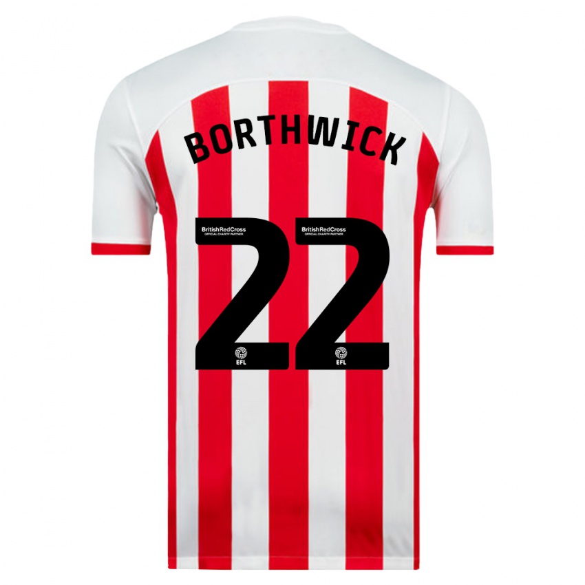 Niño Camiseta Megan Borthwick #22 Blanco 1ª Equipación 2023/24 La Camisa Argentina