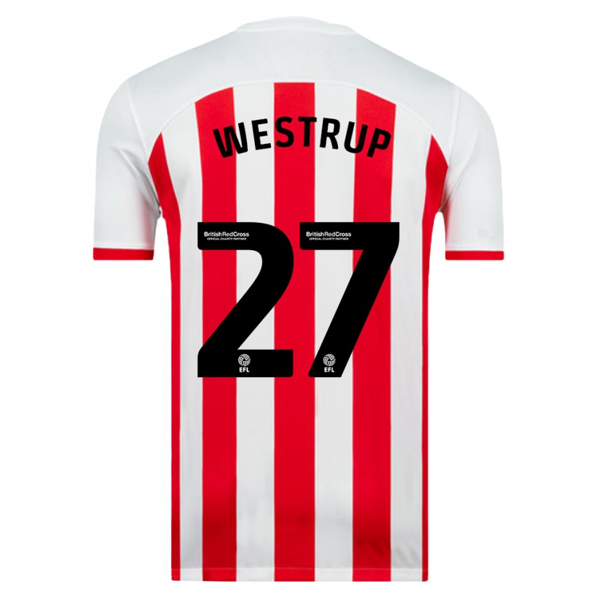 Niño Camiseta Brianna Westrup #27 Blanco 1ª Equipación 2023/24 La Camisa Argentina