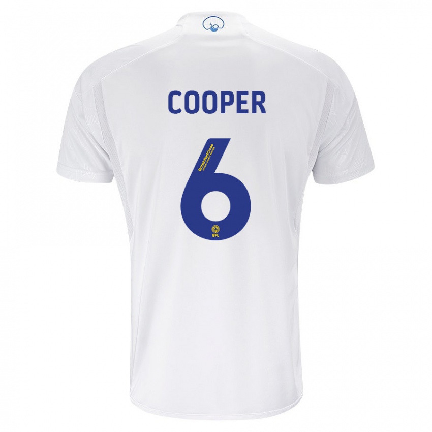 Niño Camiseta Liam Cooper #6 Blanco 1ª Equipación 2023/24 La Camisa Argentina