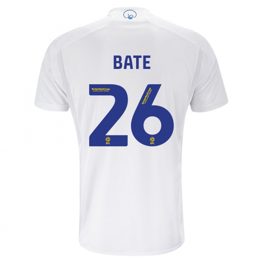 Niño Camiseta Lewis Bate #26 Blanco 1ª Equipación 2023/24 La Camisa Argentina