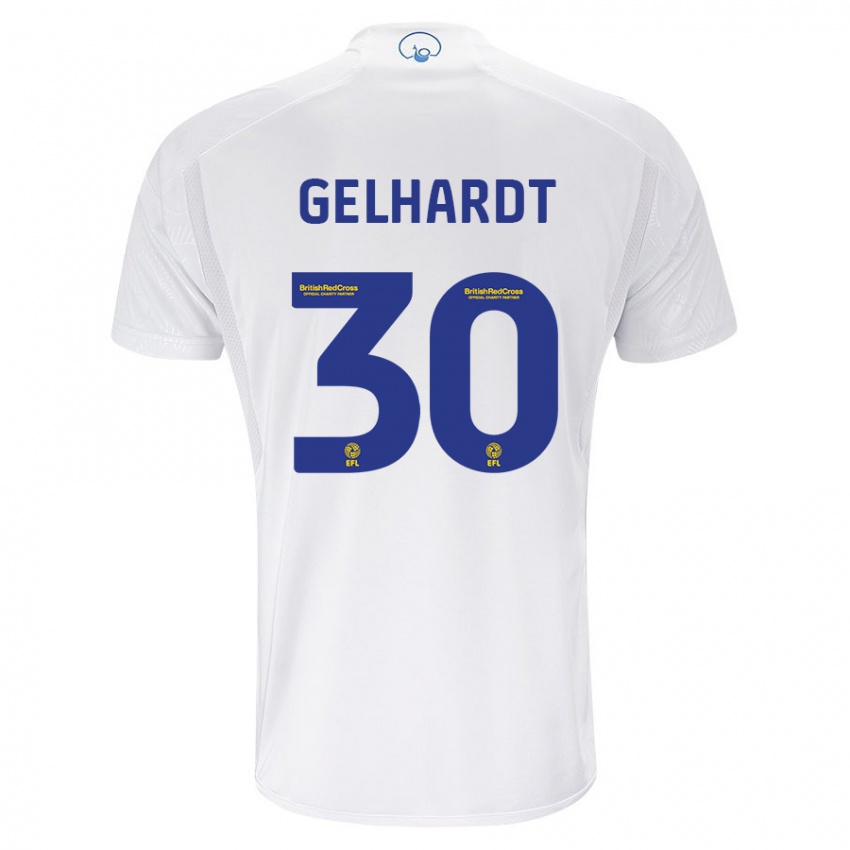 Niño Camiseta Joe Gelhardt #30 Blanco 1ª Equipación 2023/24 La Camisa Argentina