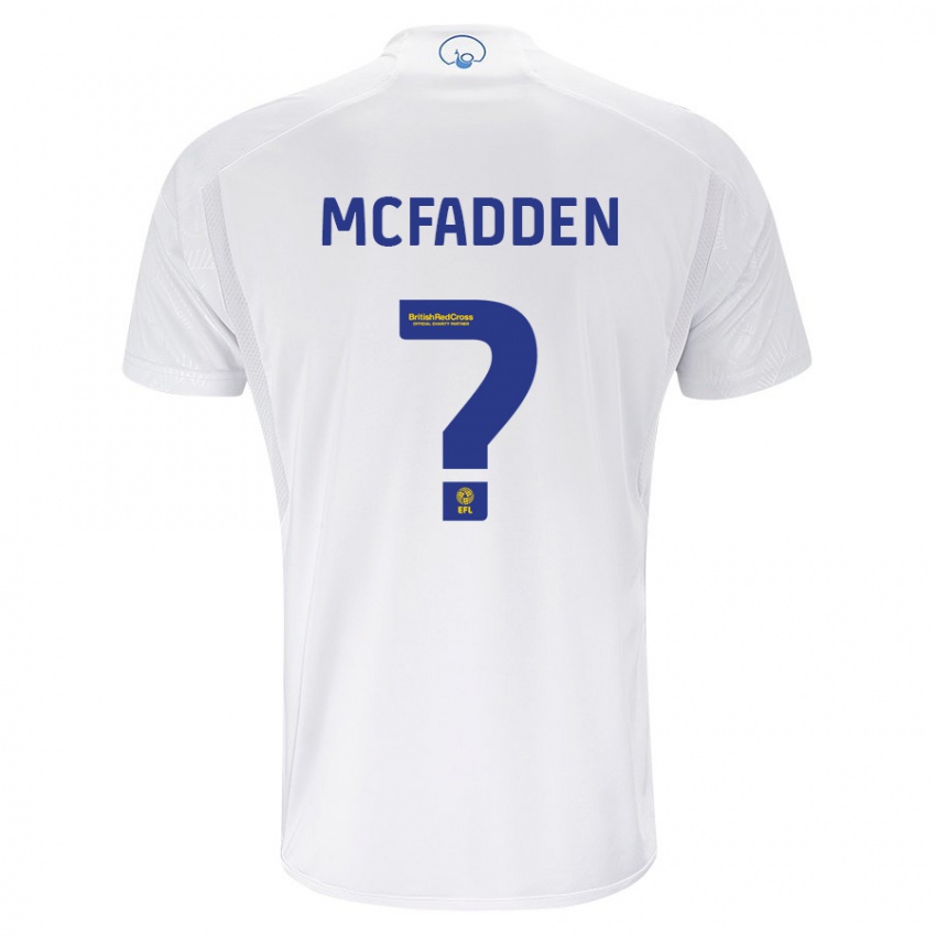 Niño Camiseta Max Mcfadden #0 Blanco 1ª Equipación 2023/24 La Camisa Argentina