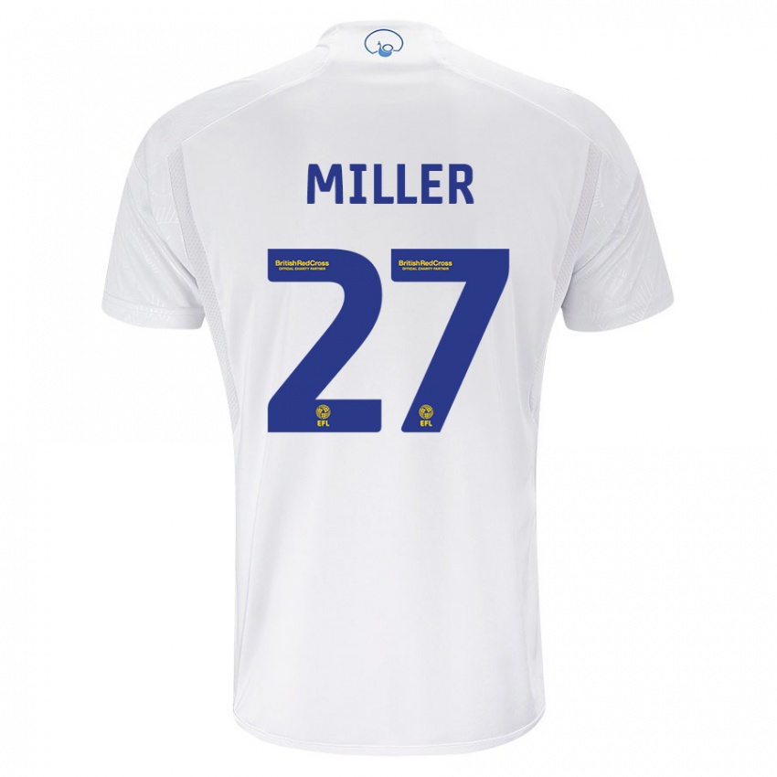 Niño Camiseta Amari Miller #27 Blanco 1ª Equipación 2023/24 La Camisa Argentina