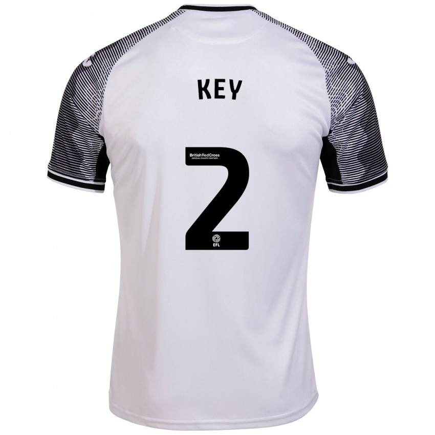 Niño Camiseta Josh Key #2 Blanco 1ª Equipación 2023/24 La Camisa Argentina