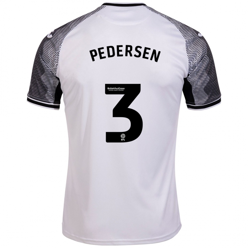 Niño Camiseta Kristian Pedersen #3 Blanco 1ª Equipación 2023/24 La Camisa Argentina