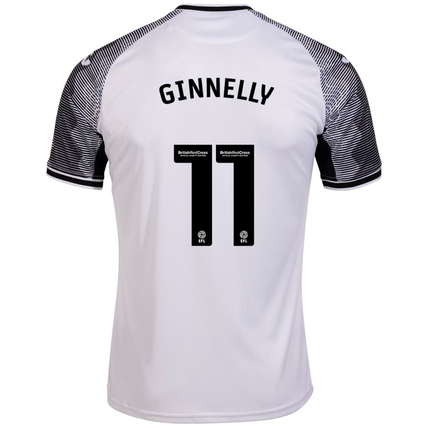 Niño Camiseta Josh Ginnelly #11 Blanco 1ª Equipación 2023/24 La Camisa Argentina