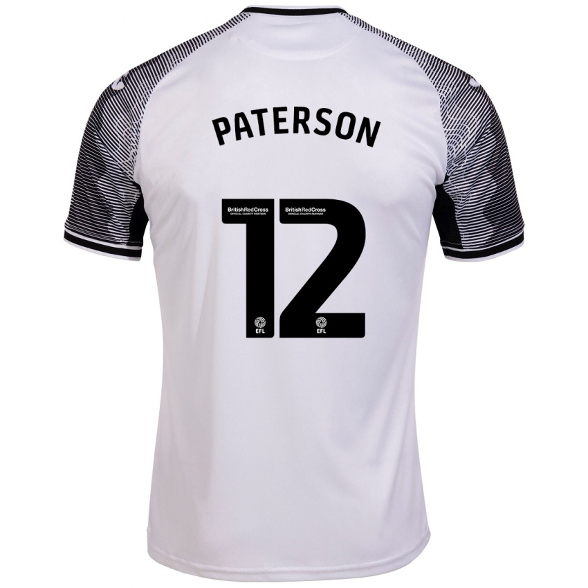 Niño Camiseta Jamie Paterson #12 Blanco 1ª Equipación 2023/24 La Camisa Argentina