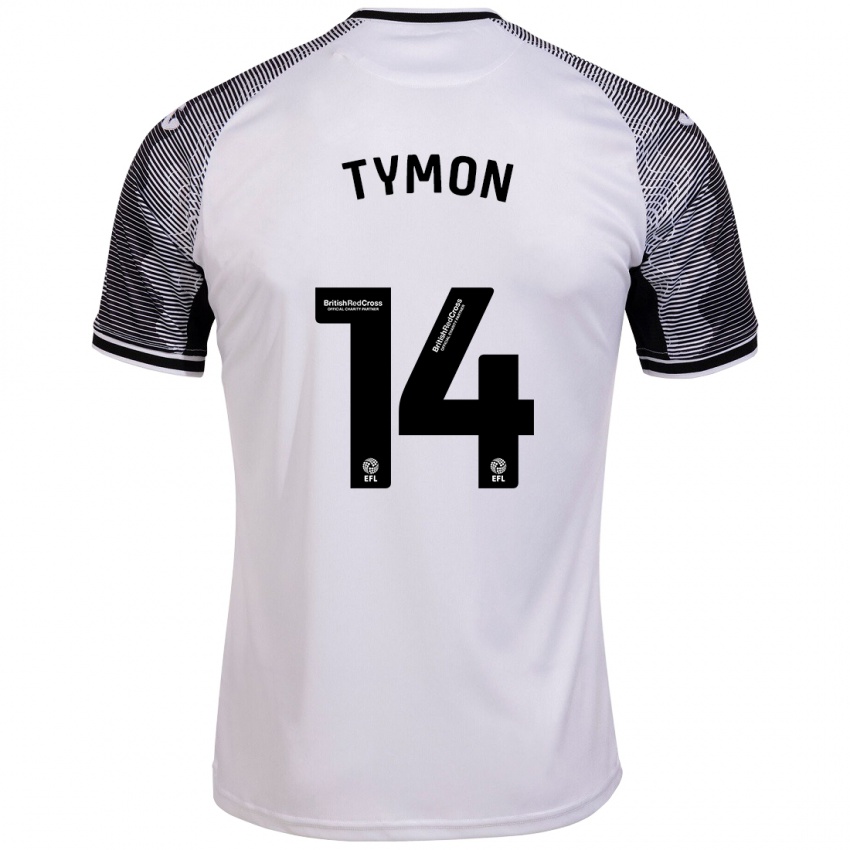 Niño Camiseta Josh Tymon #14 Blanco 1ª Equipación 2023/24 La Camisa Argentina