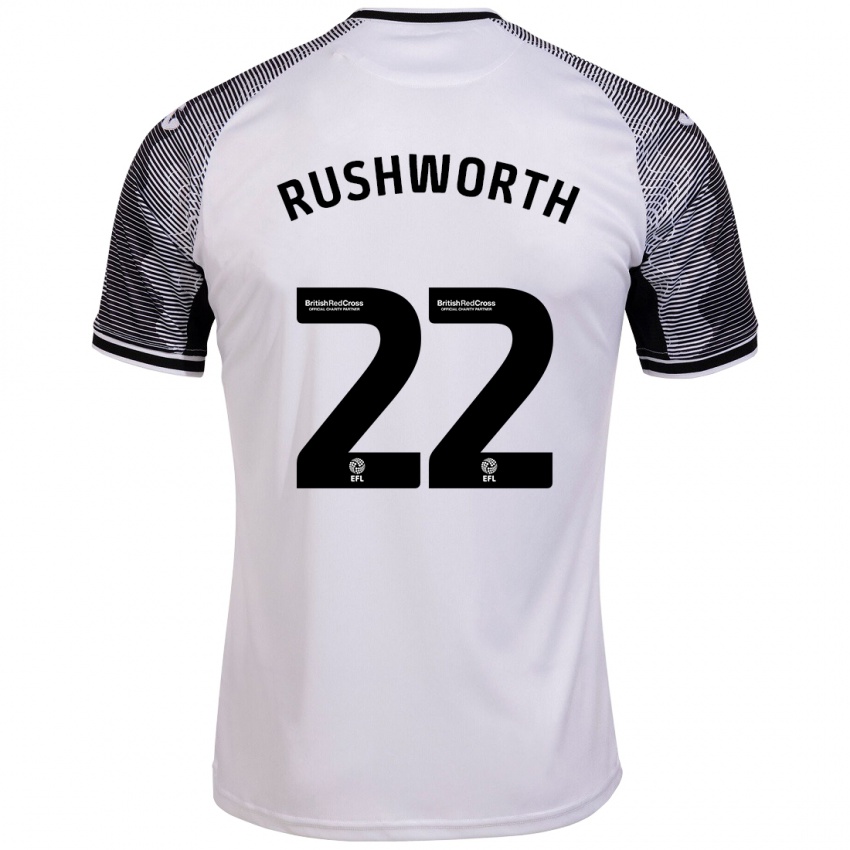 Niño Camiseta Carl Rushworth #22 Blanco 1ª Equipación 2023/24 La Camisa Argentina