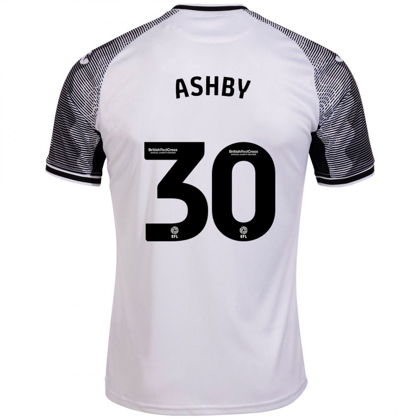 Niño Camiseta Harrison Ashby #30 Blanco 1ª Equipación 2023/24 La Camisa Argentina