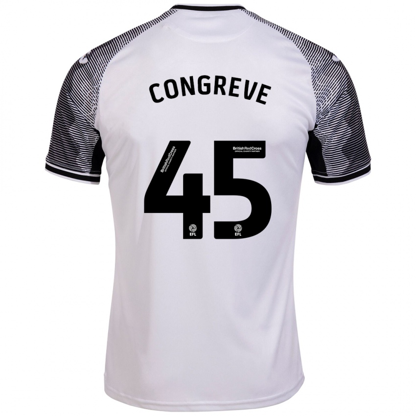 Niño Camiseta Cameron Congreve #45 Blanco 1ª Equipación 2023/24 La Camisa Argentina