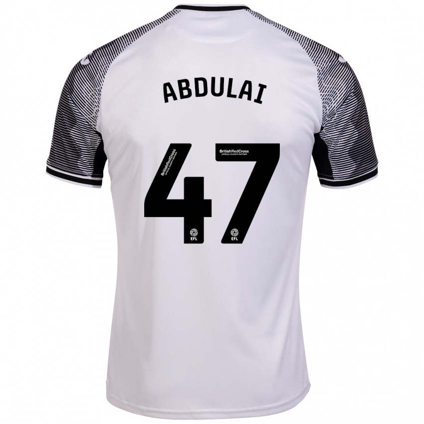 Niño Camiseta Azeem Abdulai #47 Blanco 1ª Equipación 2023/24 La Camisa Argentina