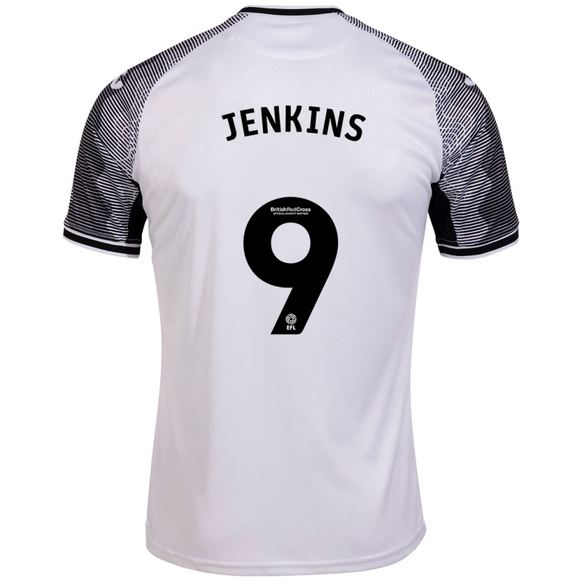 Niño Camiseta Nieve Jenkins #9 Blanco 1ª Equipación 2023/24 La Camisa Argentina