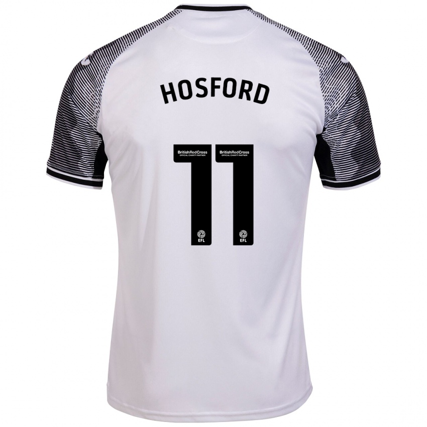 Niño Camiseta Katy Hosford #11 Blanco 1ª Equipación 2023/24 La Camisa Argentina