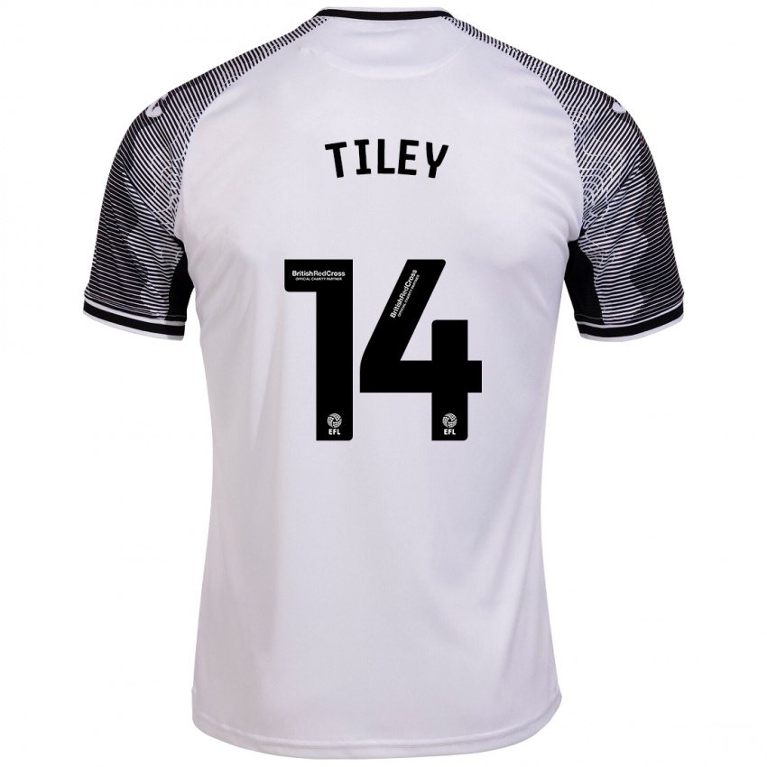 Niño Camiseta Chloe Tiley #14 Blanco 1ª Equipación 2023/24 La Camisa Argentina