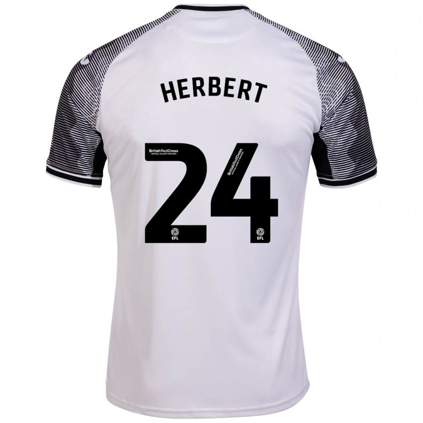 Niño Camiseta Chelsea Herbert #24 Blanco 1ª Equipación 2023/24 La Camisa Argentina