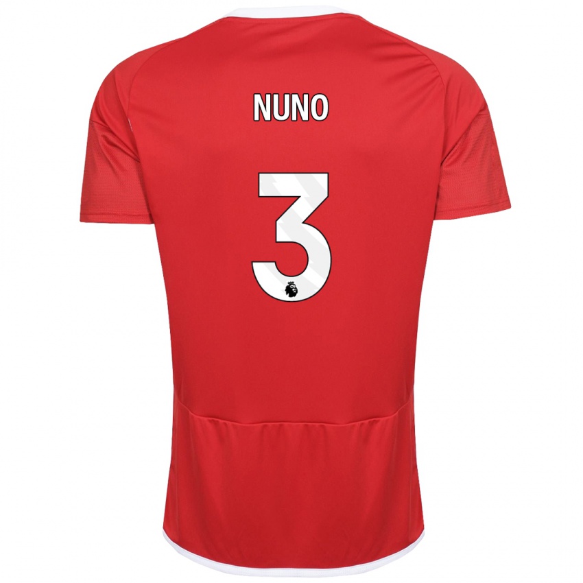 Niño Camiseta Nuno Tavares #3 Rojo 1ª Equipación 2023/24 La Camisa Argentina
