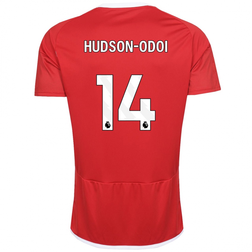 Niño Camiseta Callum Hudson-Odoi #14 Rojo 1ª Equipación 2023/24 La Camisa Argentina
