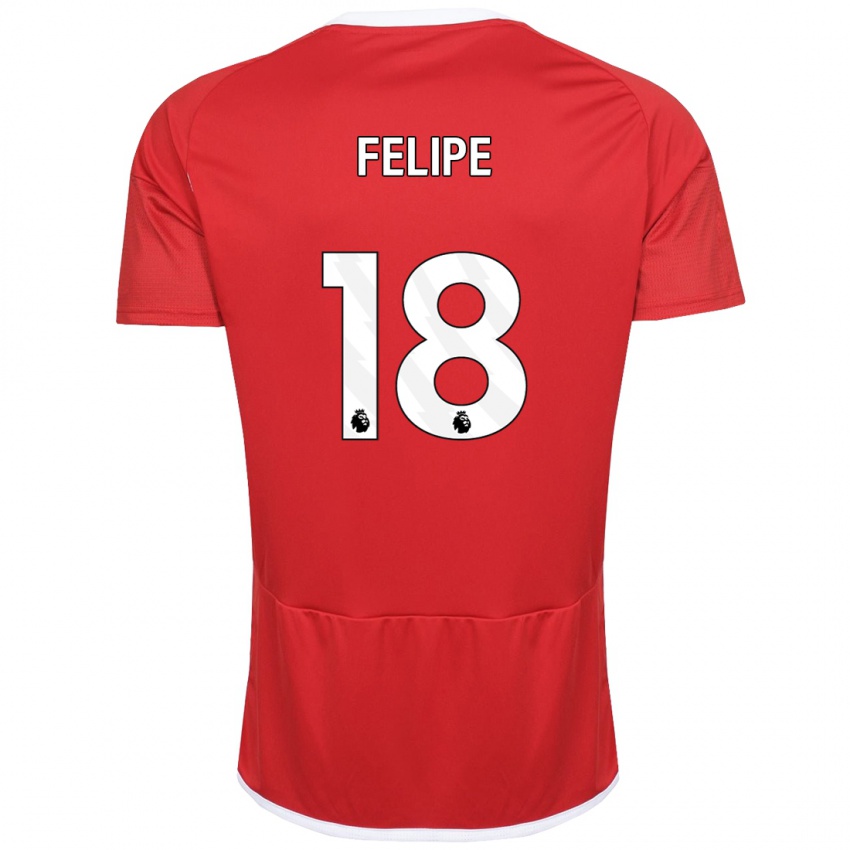 Niño Camiseta Felipe #18 Rojo 1ª Equipación 2023/24 La Camisa Argentina