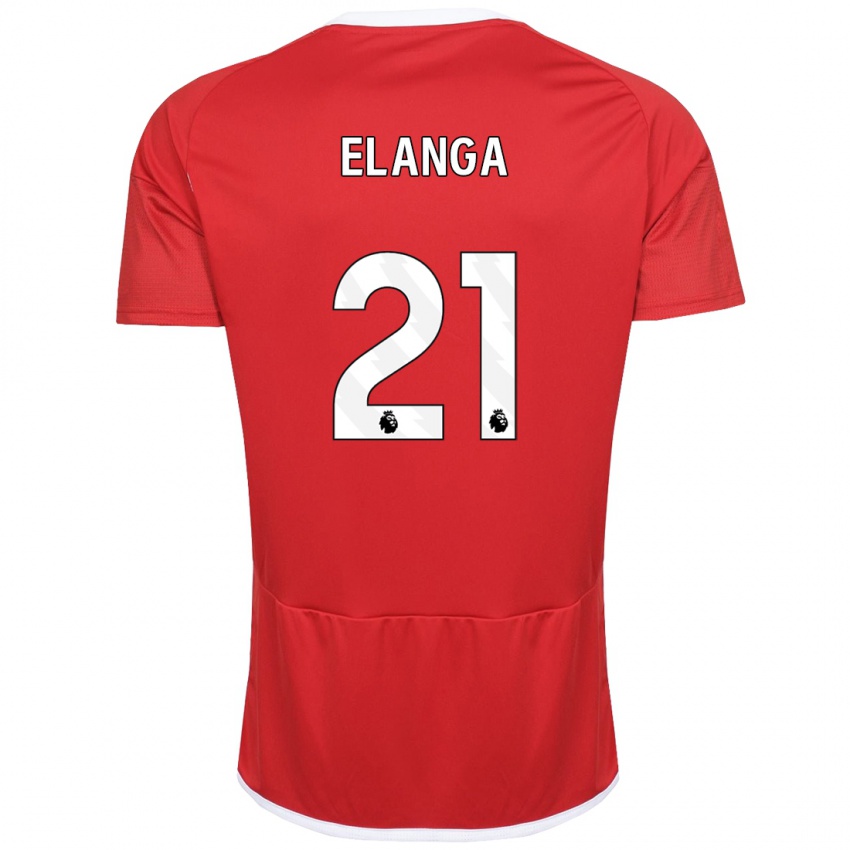 Niño Camiseta Anthony Elanga #21 Rojo 1ª Equipación 2023/24 La Camisa Argentina