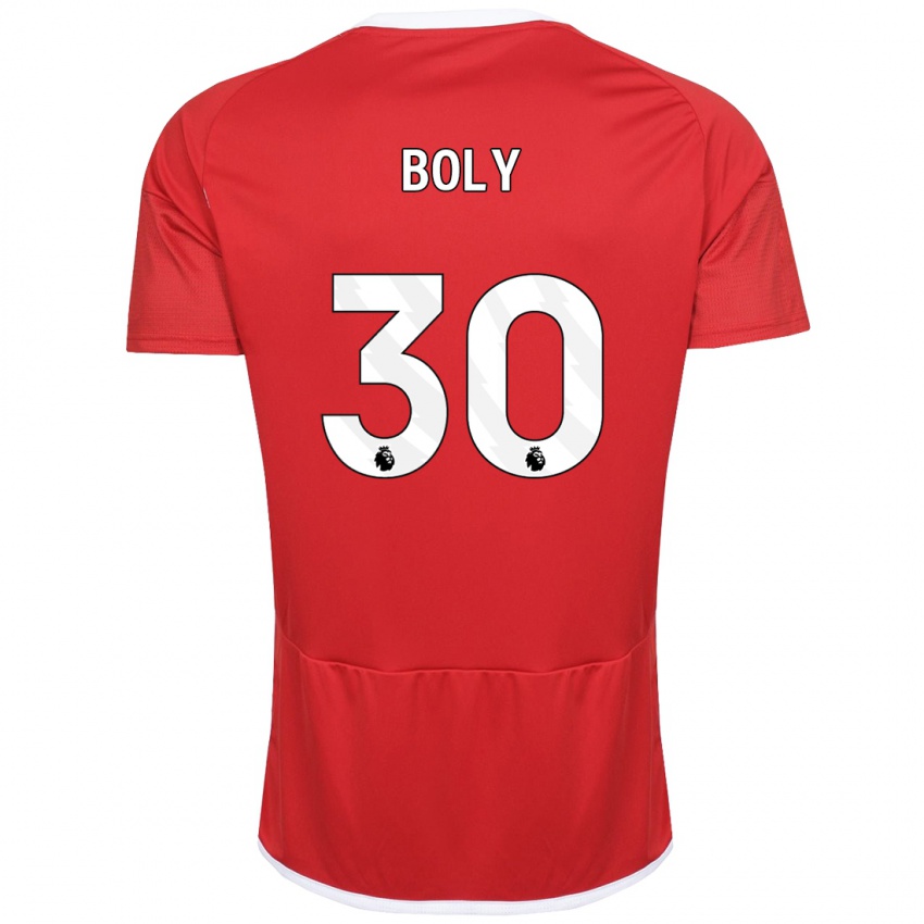 Niño Camiseta Willy Boly #30 Rojo 1ª Equipación 2023/24 La Camisa Argentina
