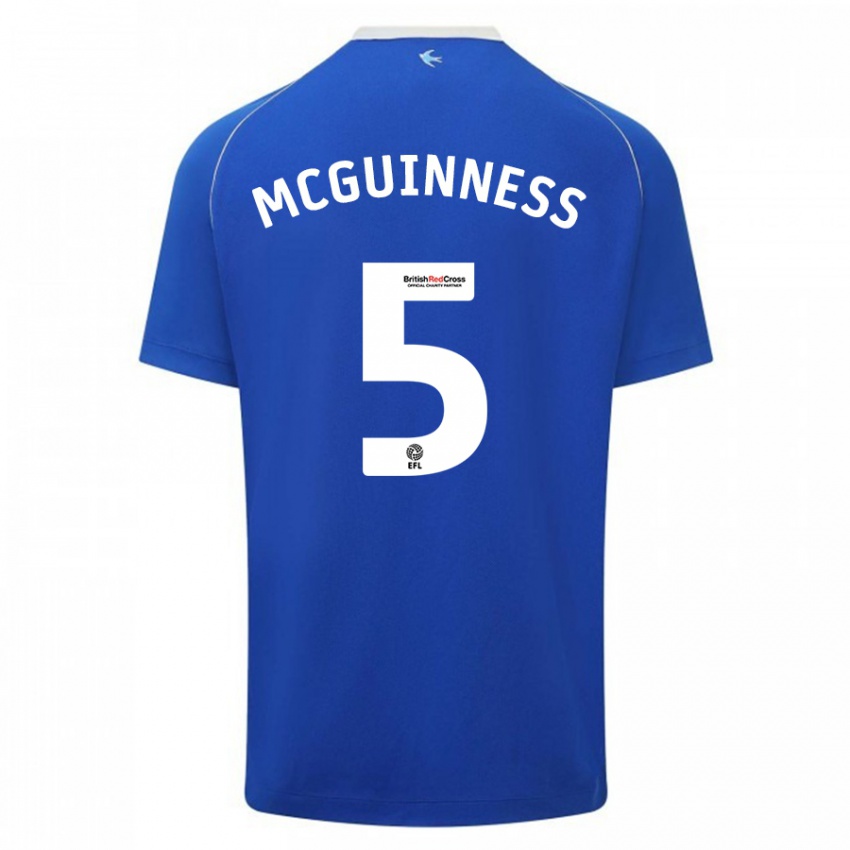 Niño Camiseta Mark Mcguinness #5 Azul 1ª Equipación 2023/24 La Camisa Argentina