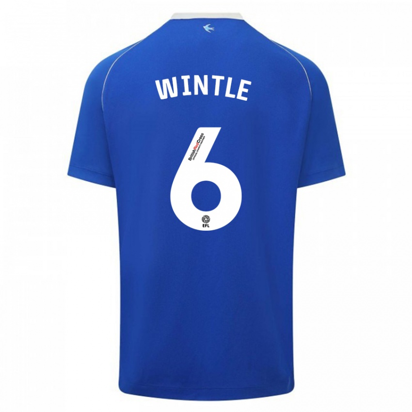 Niño Camiseta Ryan Wintle #6 Azul 1ª Equipación 2023/24 La Camisa Argentina