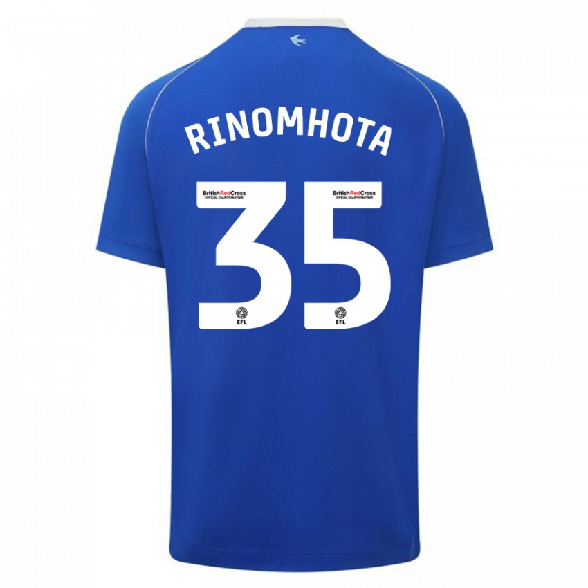 Niño Camiseta Andy Rinomhota #35 Azul 1ª Equipación 2023/24 La Camisa Argentina