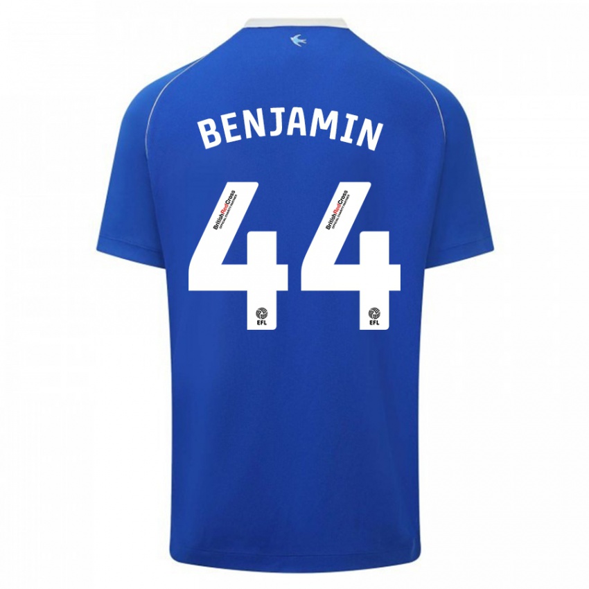 Niño Camiseta Xavier Benjamin #44 Azul 1ª Equipación 2023/24 La Camisa Argentina