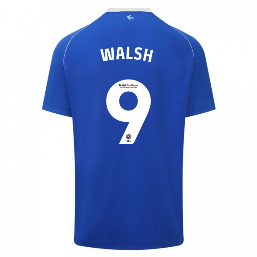 Niño Camiseta Catherine Walsh #9 Azul 1ª Equipación 2023/24 La Camisa Argentina