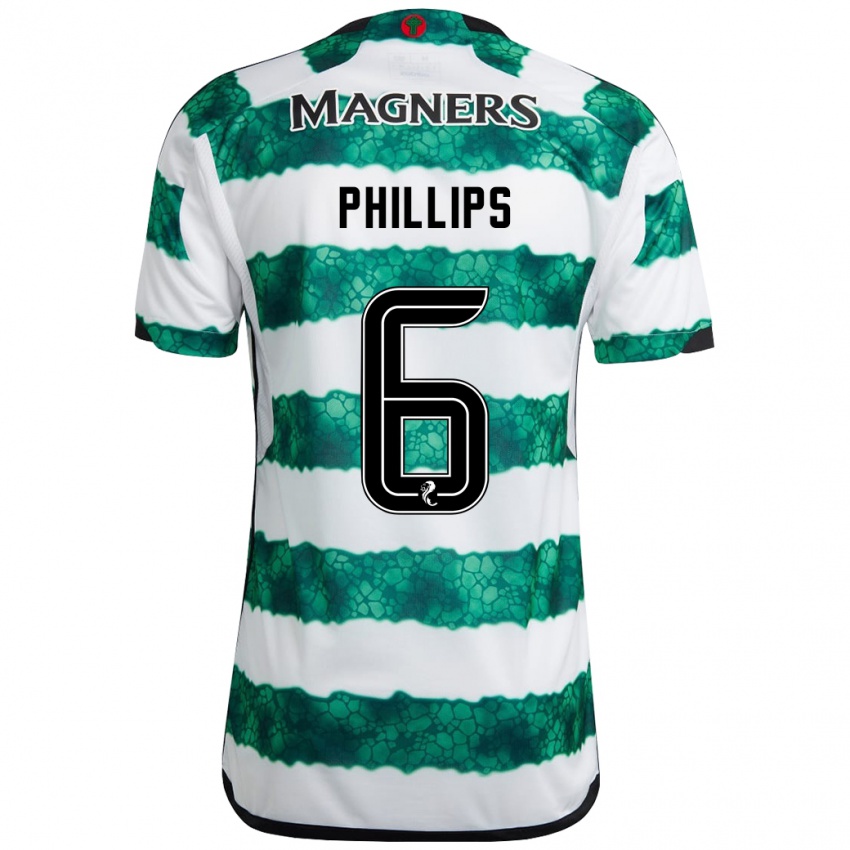 Niño Camiseta Nathaniel Phillips #6 Verde 1ª Equipación 2023/24 La Camisa Argentina