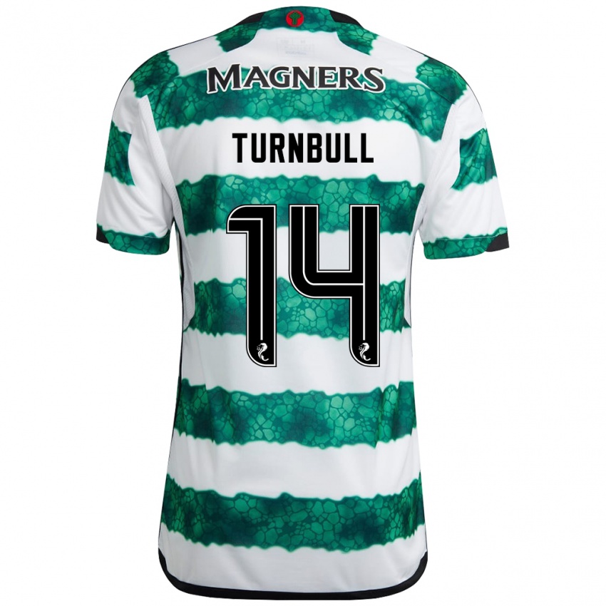 Niño Camiseta David Turnbull #14 Verde 1ª Equipación 2023/24 La Camisa Argentina