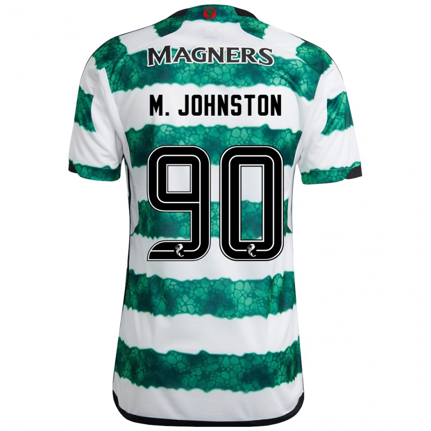 Niño Camiseta Mikey Johnston #90 Verde 1ª Equipación 2023/24 La Camisa Argentina