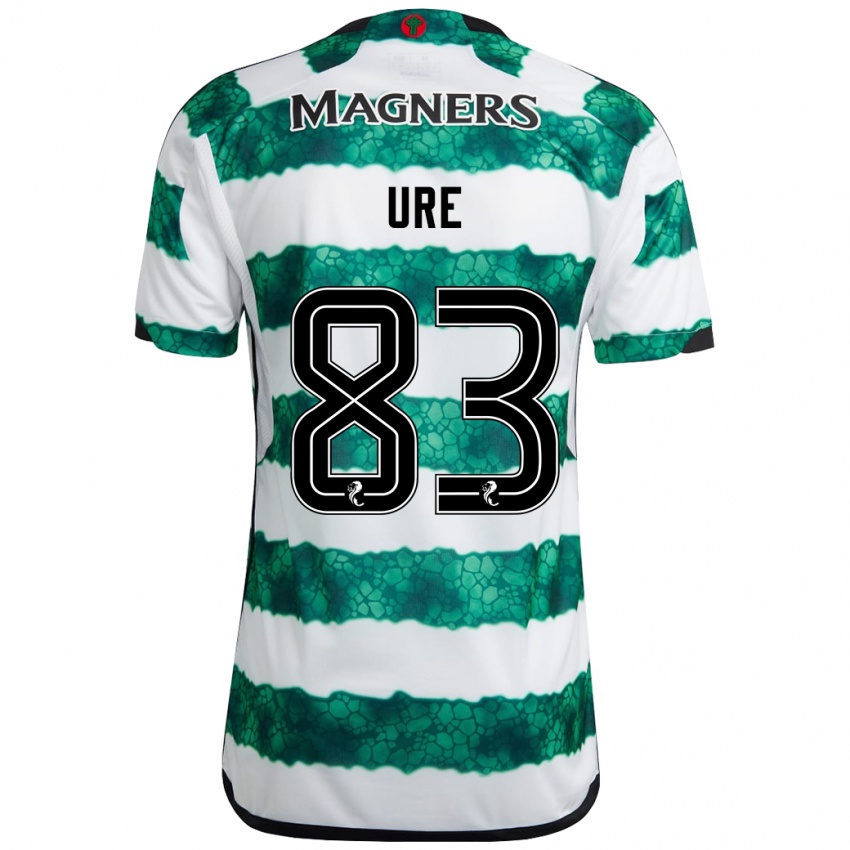 Niño Camiseta Kyle Ure #83 Verde 1ª Equipación 2023/24 La Camisa Argentina