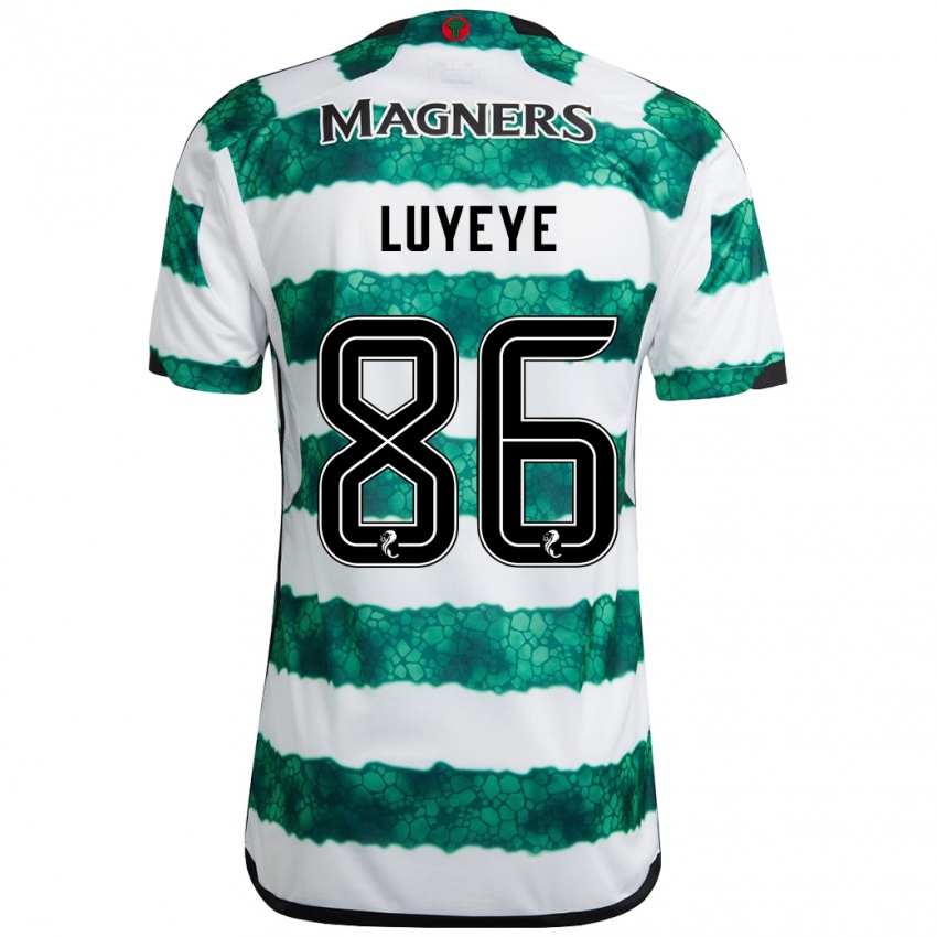 Niño Camiseta Benny-Jackson Luyeye #86 Verde 1ª Equipación 2023/24 La Camisa Argentina