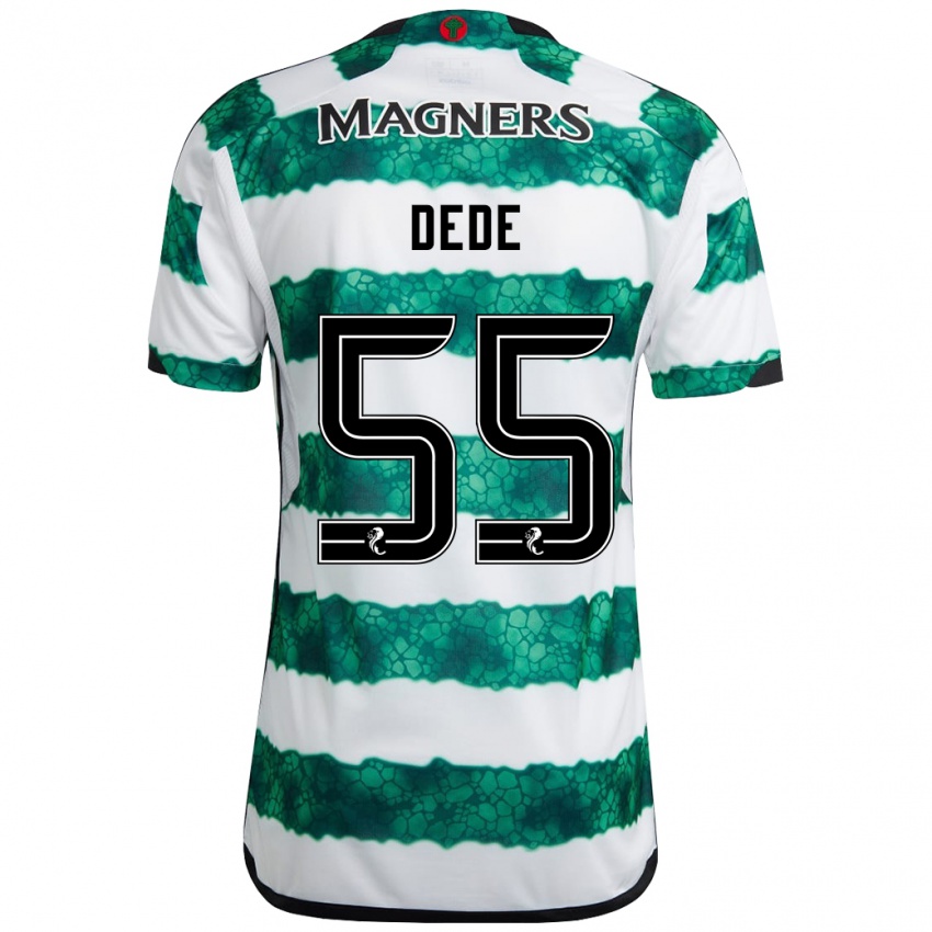 Niño Camiseta Josh Dede #55 Verde 1ª Equipación 2023/24 La Camisa Argentina