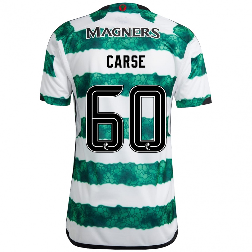 Niño Camiseta Mackenzie Carse #60 Verde 1ª Equipación 2023/24 La Camisa Argentina