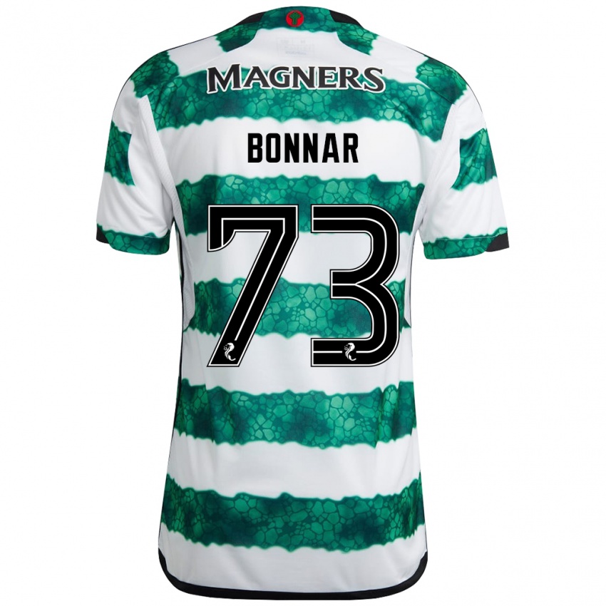 Niño Camiseta Jude Bonnar #73 Verde 1ª Equipación 2023/24 La Camisa Argentina