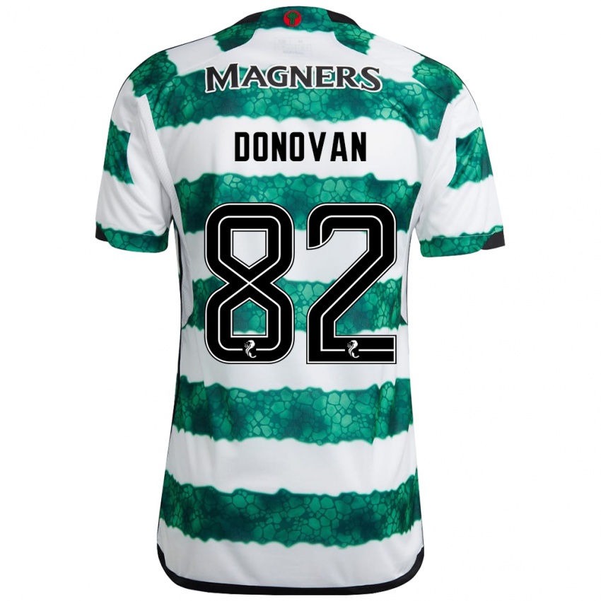 Niño Camiseta Colby Donovan #82 Verde 1ª Equipación 2023/24 La Camisa Argentina