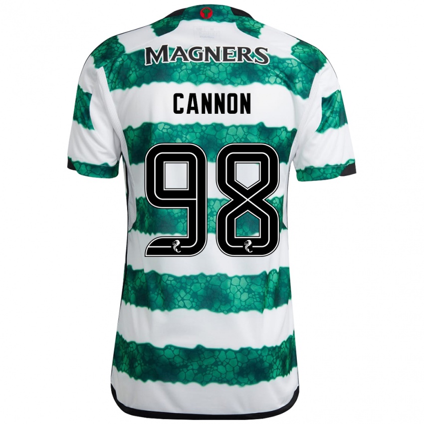 Niño Camiseta Aidan Cannon #98 Verde 1ª Equipación 2023/24 La Camisa Argentina